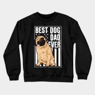 Best Dog Dad Ever Pug Crewneck Sweatshirt